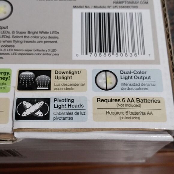 Hampton Bay LED remote Controlled Umɓrella Light..NEW - Picture 8 of 9